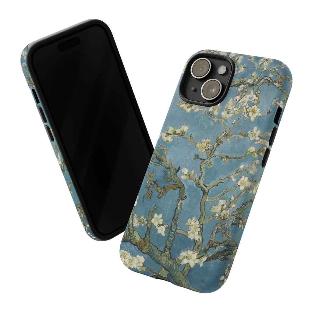 Almond Blossom Tough Phone Case — Van Gogh Floral iPhone Protector
