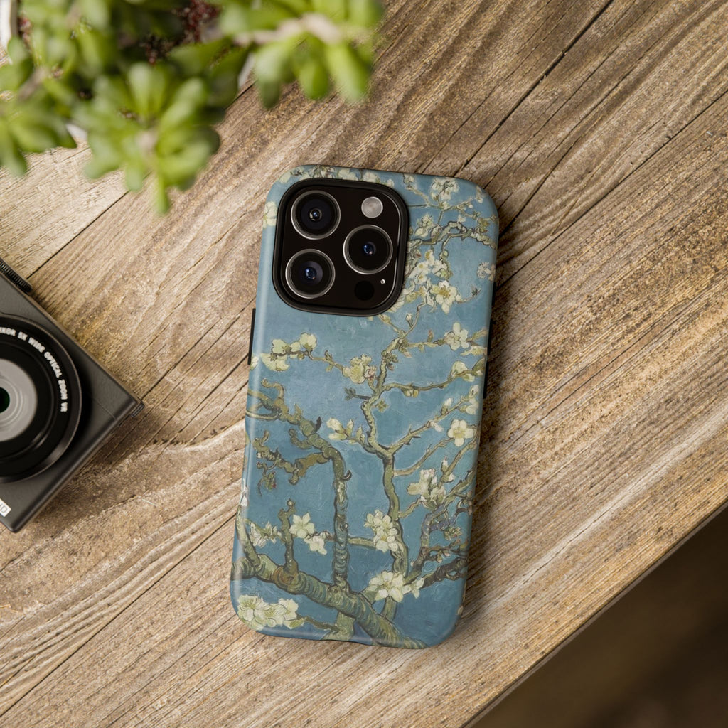 Almond Blossom Tough Phone Case — Van Gogh Floral iPhone Protector