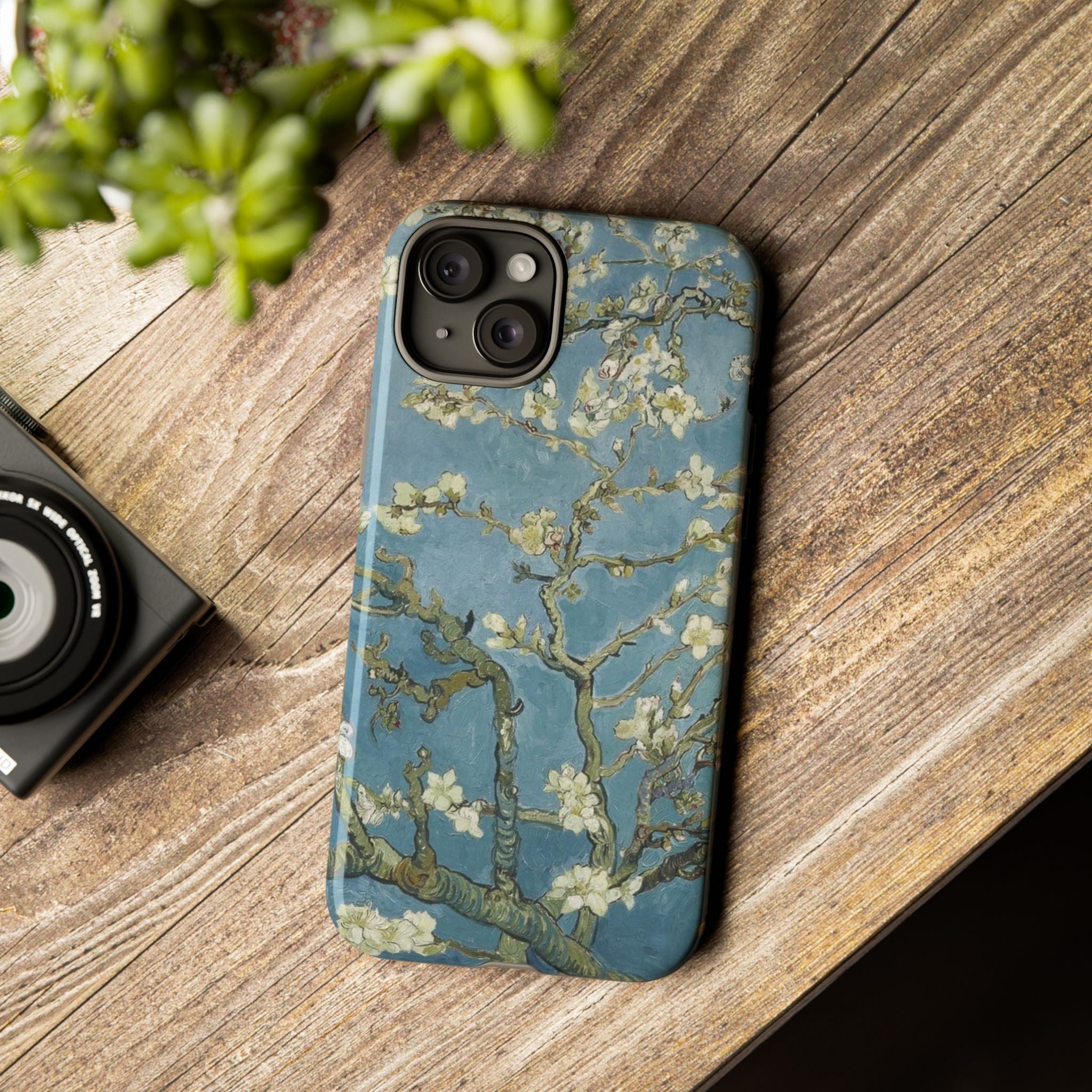 Almond Blossom Tough Phone Case — Van Gogh Floral iPhone Protector