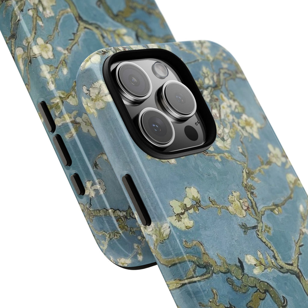 Almond Blossom Tough Phone Case — Van Gogh Floral iPhone Protector