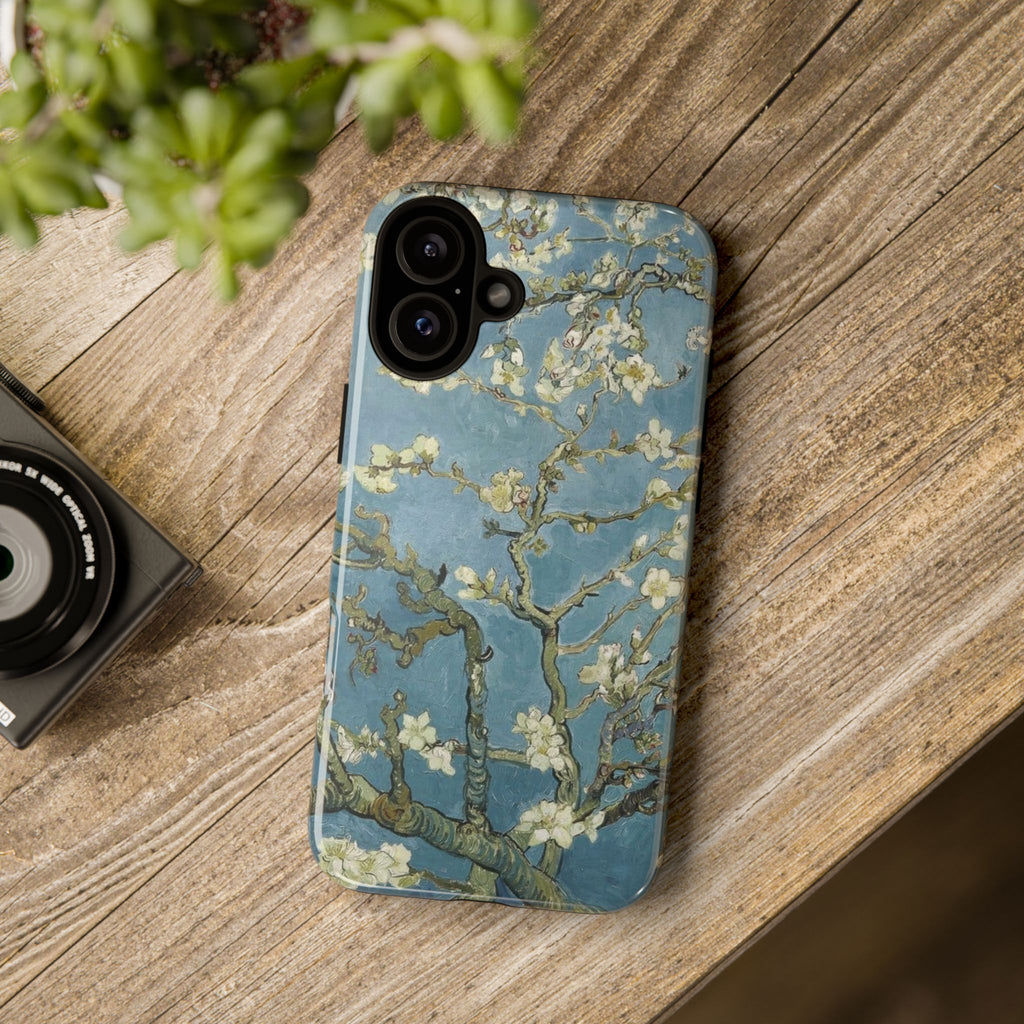 Almond Blossom Tough Phone Case — Van Gogh Floral iPhone Protector