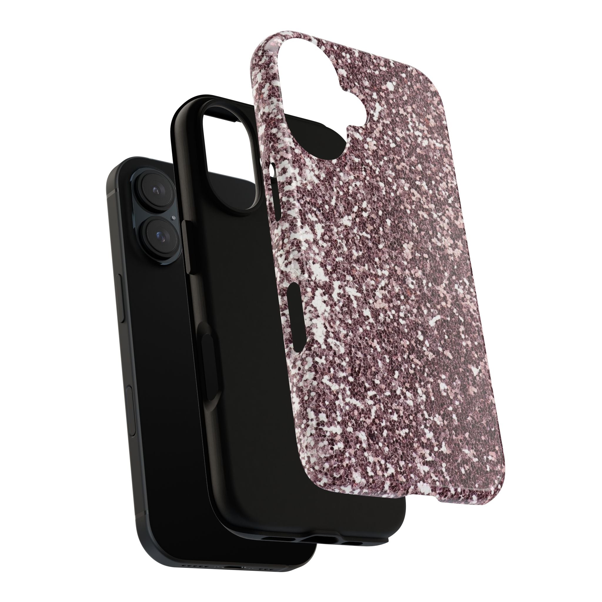RoseGlitterCase