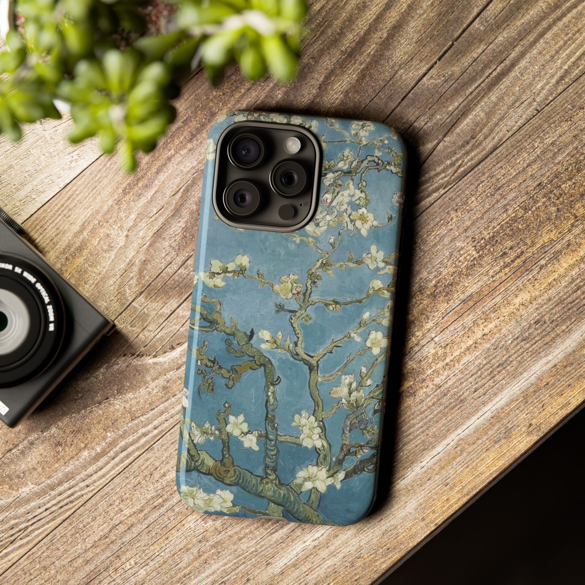 Almond Blossom Tough Phone Case — Van Gogh Floral iPhone Protector
