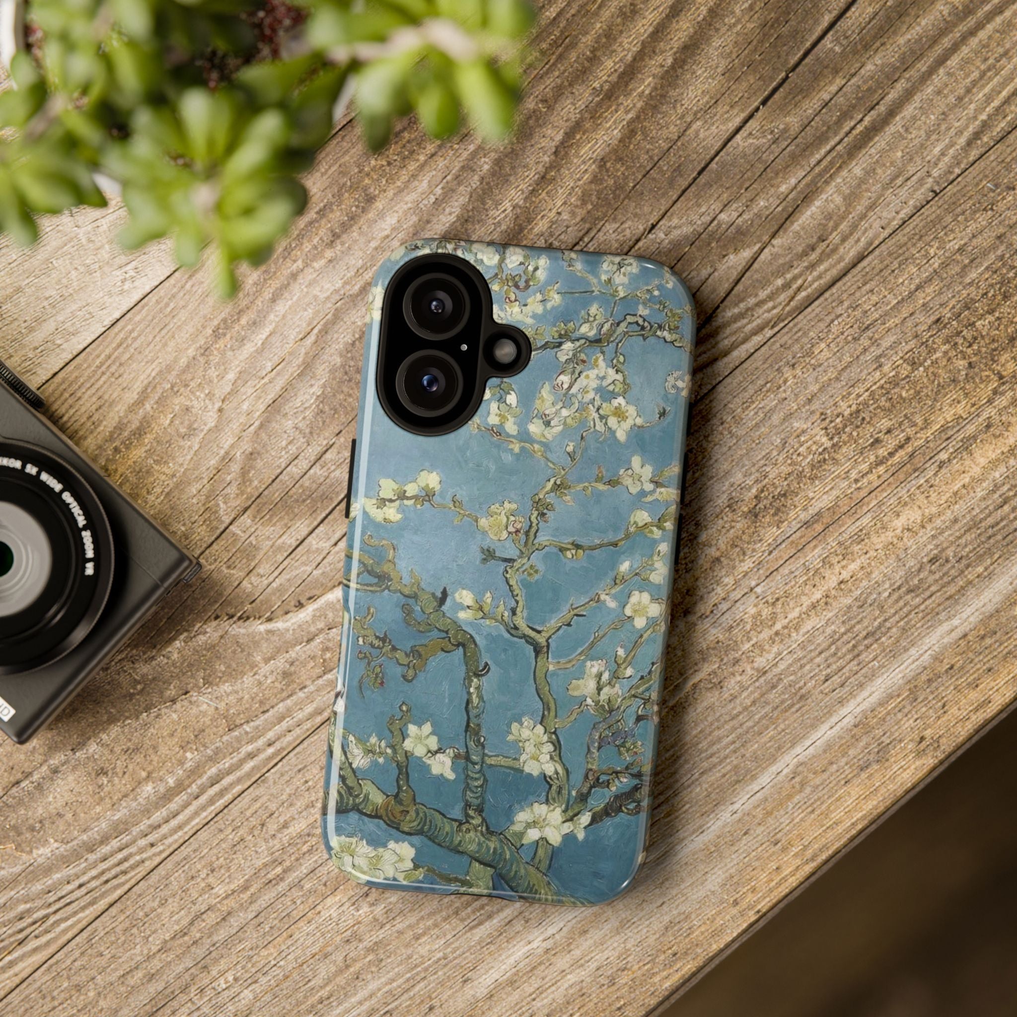 Almond Blossom Tough Phone Case — Van Gogh Floral iPhone Protector