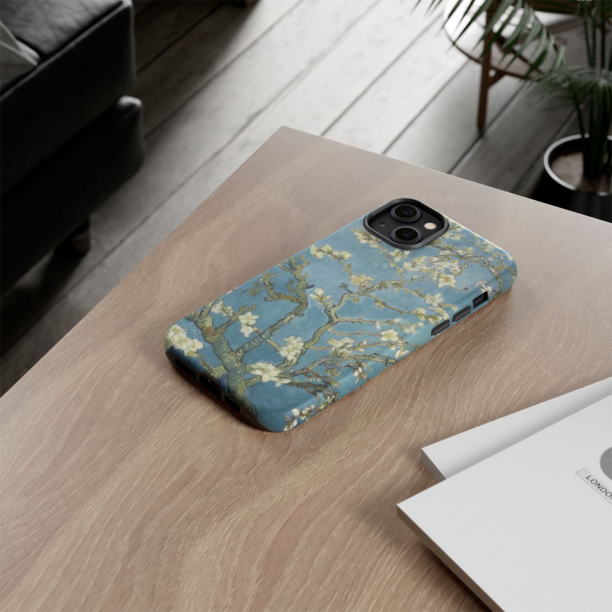 Almond Blossom Tough Phone Case — Van Gogh Floral iPhone Protector