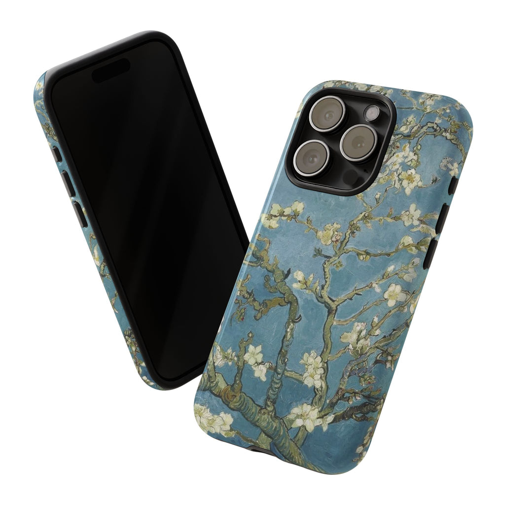 Almond Blossom Tough Phone Case — Van Gogh Floral iPhone Protector