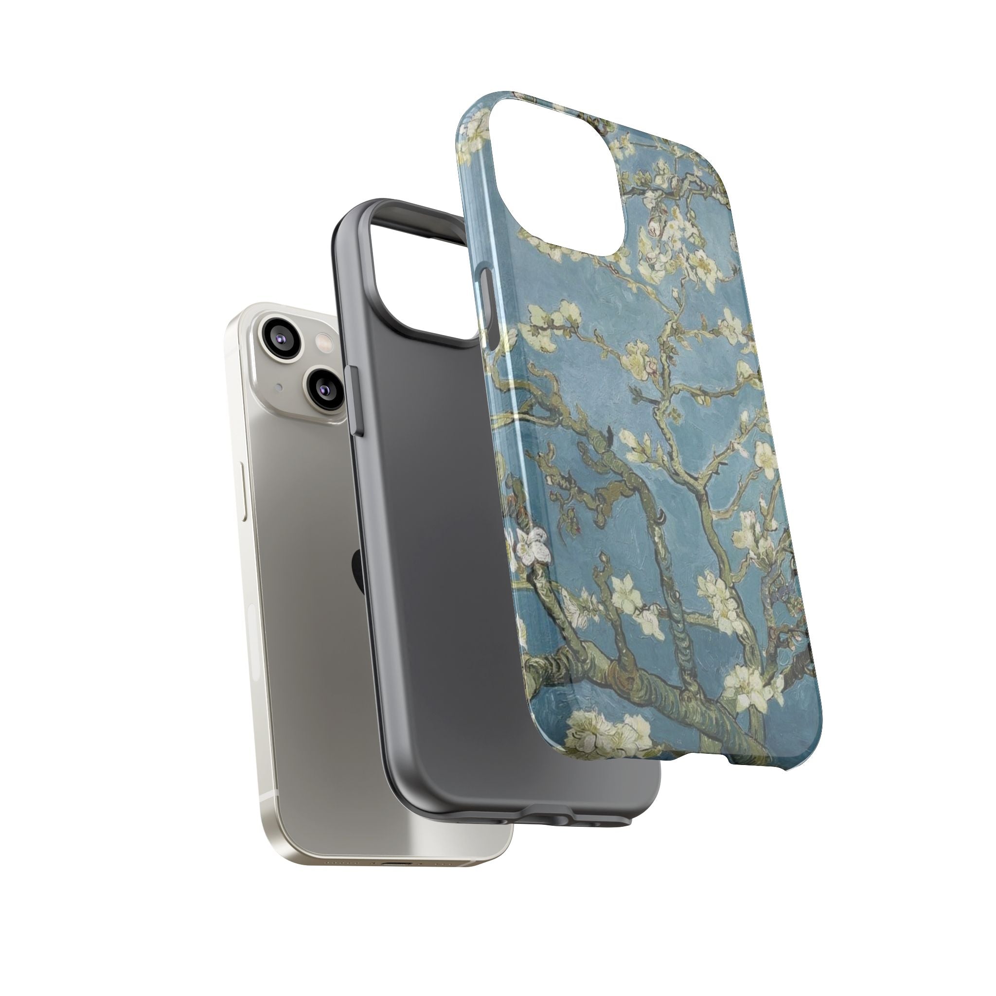 Almond Blossom Tough Phone Case — Van Gogh Floral iPhone Protector
