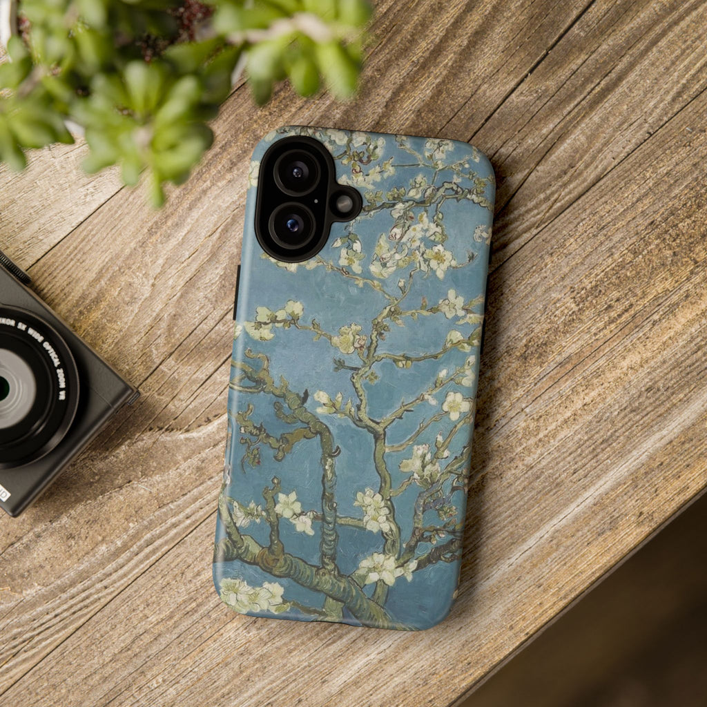 Almond Blossom Tough Phone Case — Van Gogh Floral iPhone Protector