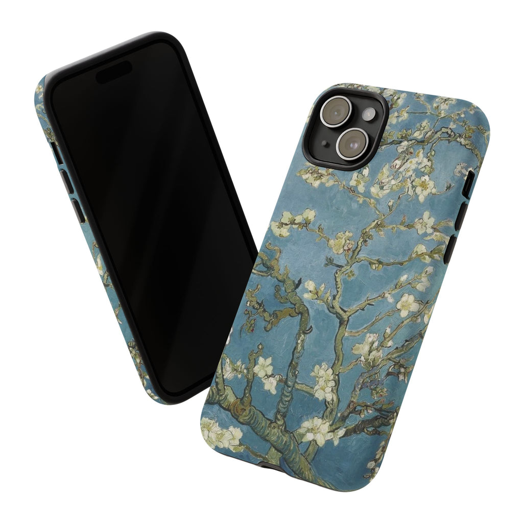 Almond Blossom Tough Phone Case — Van Gogh Floral iPhone Protector