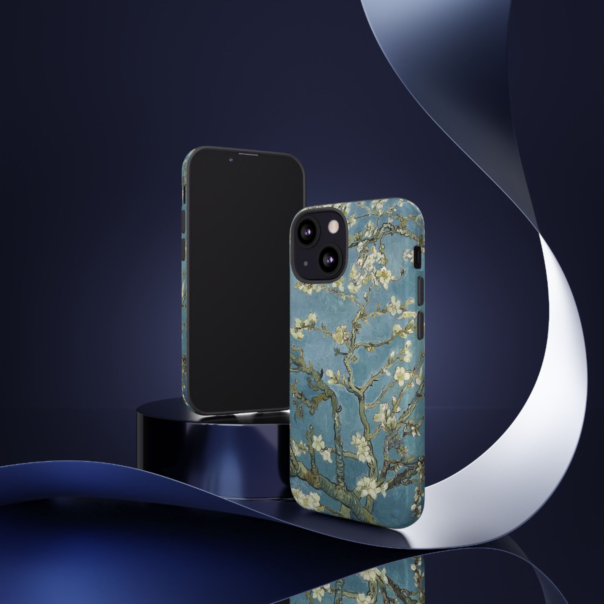 Almond Blossom Tough Phone Case — Van Gogh Floral iPhone Protector
