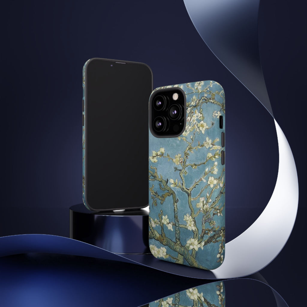 Almond Blossom Tough Phone Case — Van Gogh Floral iPhone Protector