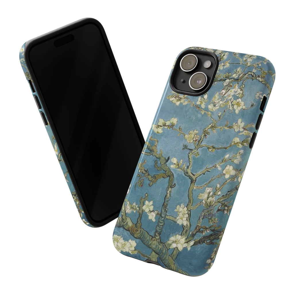 Almond Blossom Tough Phone Case — Van Gogh Floral iPhone Protector